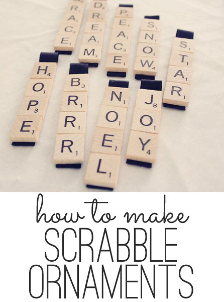 How to Make Huge Scrabble Tiles {with letters & numbers} - What Mommy Does