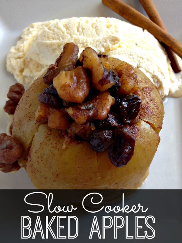Easy And Delicious Slow Cooker Baked Apples A Crock Pot Recipe