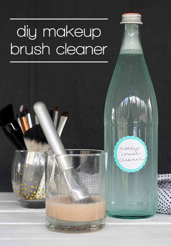 DIY Makeup Brush Cleaner; With Baby Shampoo & Olive Oil