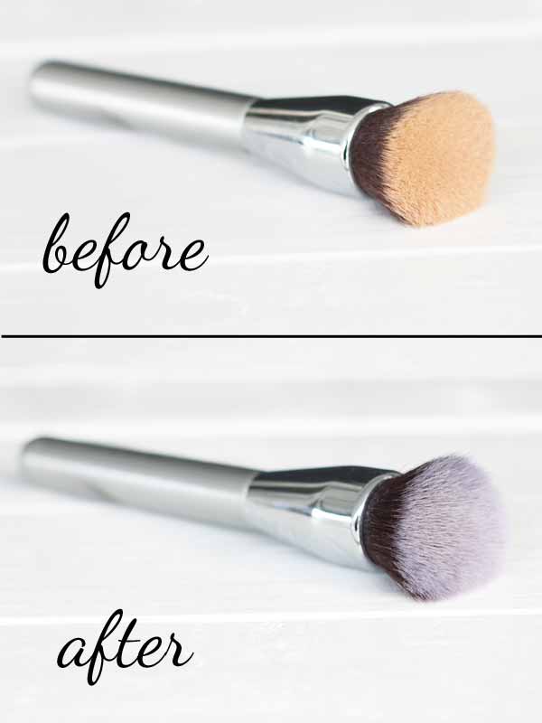 at home makeup brush cleaner