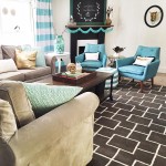 Bright, fun living room on a budget