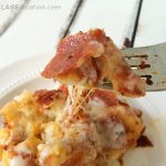 Easy and Scrumptious Pepperoni Piazza Bake- an easy crockpot meal!