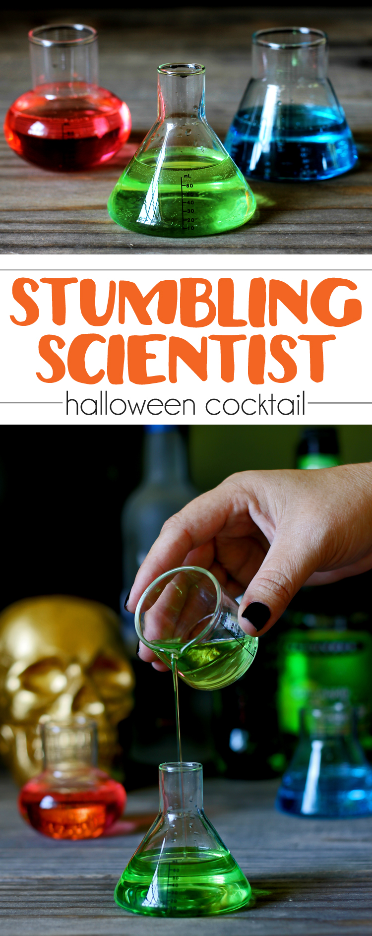 Halloween Cocktail Recipe - The Stumbling Scientist