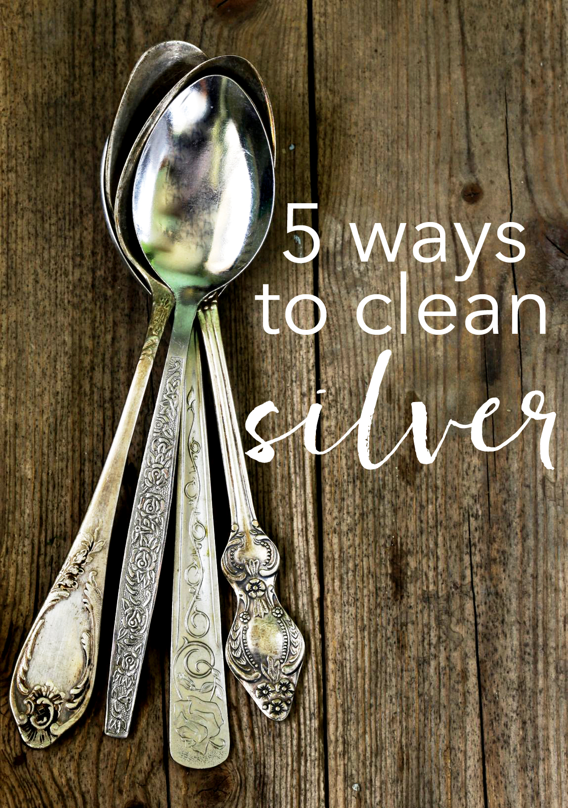 How to clean silver (5 tricks that work with things you have!)