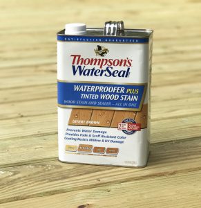 Above ground pool deck makeover with Thompson's WaterSeal