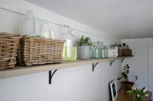 Farmhouse Laundry Room Makeover (for under $200)